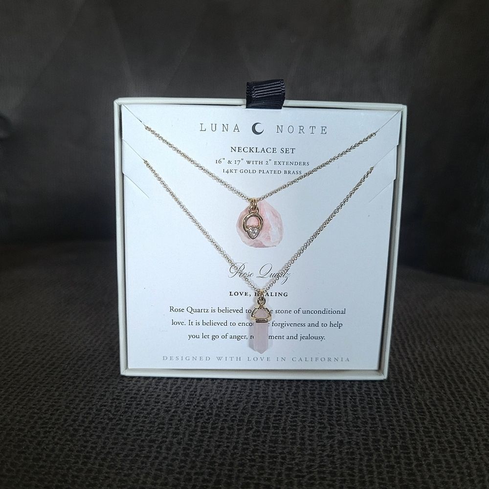 Luna🌙 Norte Double✌️ Necklace Set -